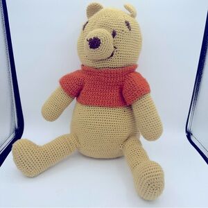 Handmade Crochet Winnie the Pooh bear toy